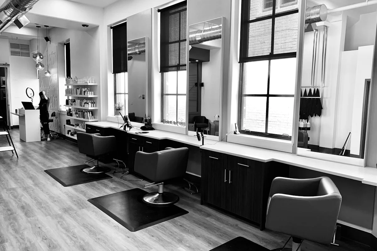 Salon August styling floor, 104 Chapel St St Kilda